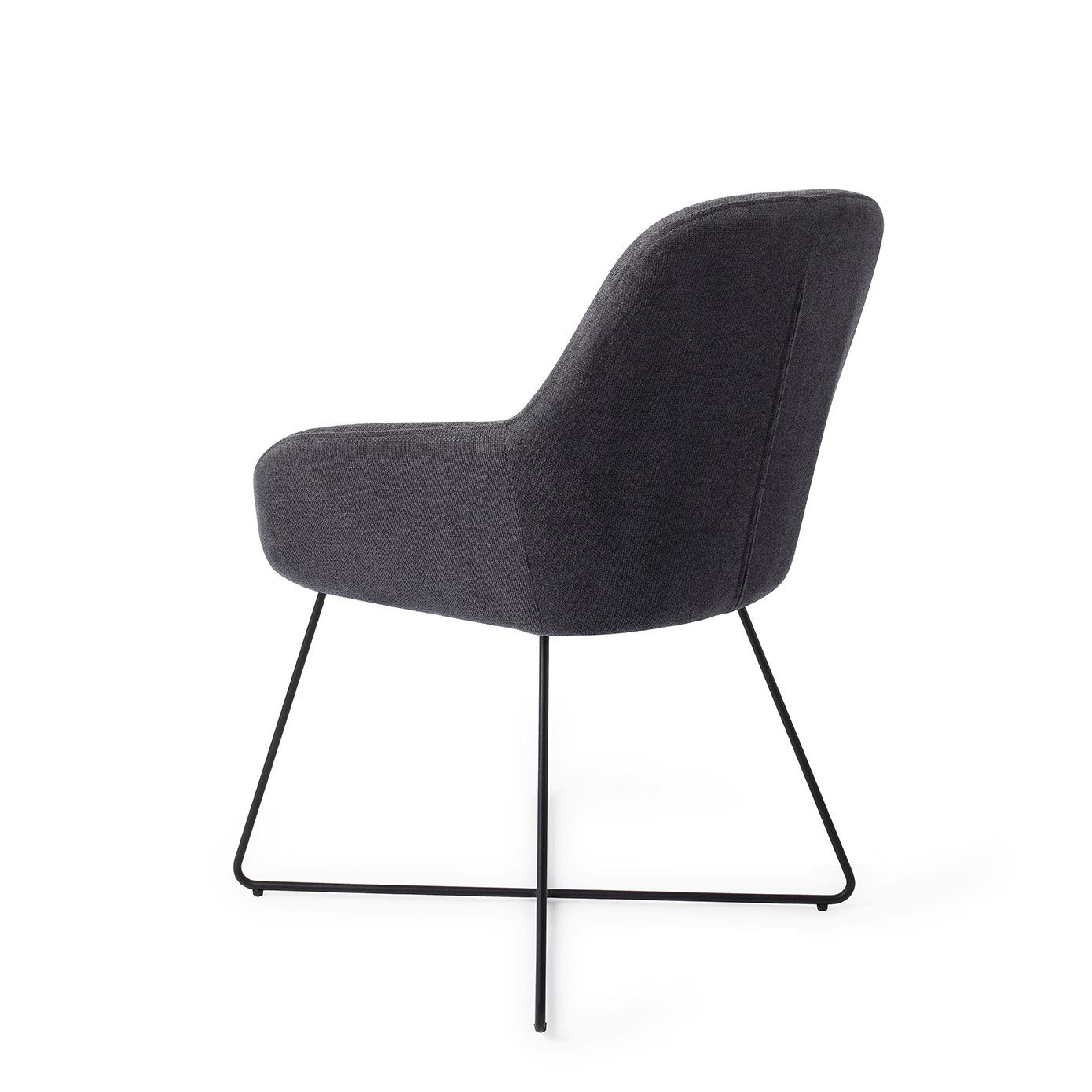 Kushi Eetkamerstoel Cross Black - Black-Out