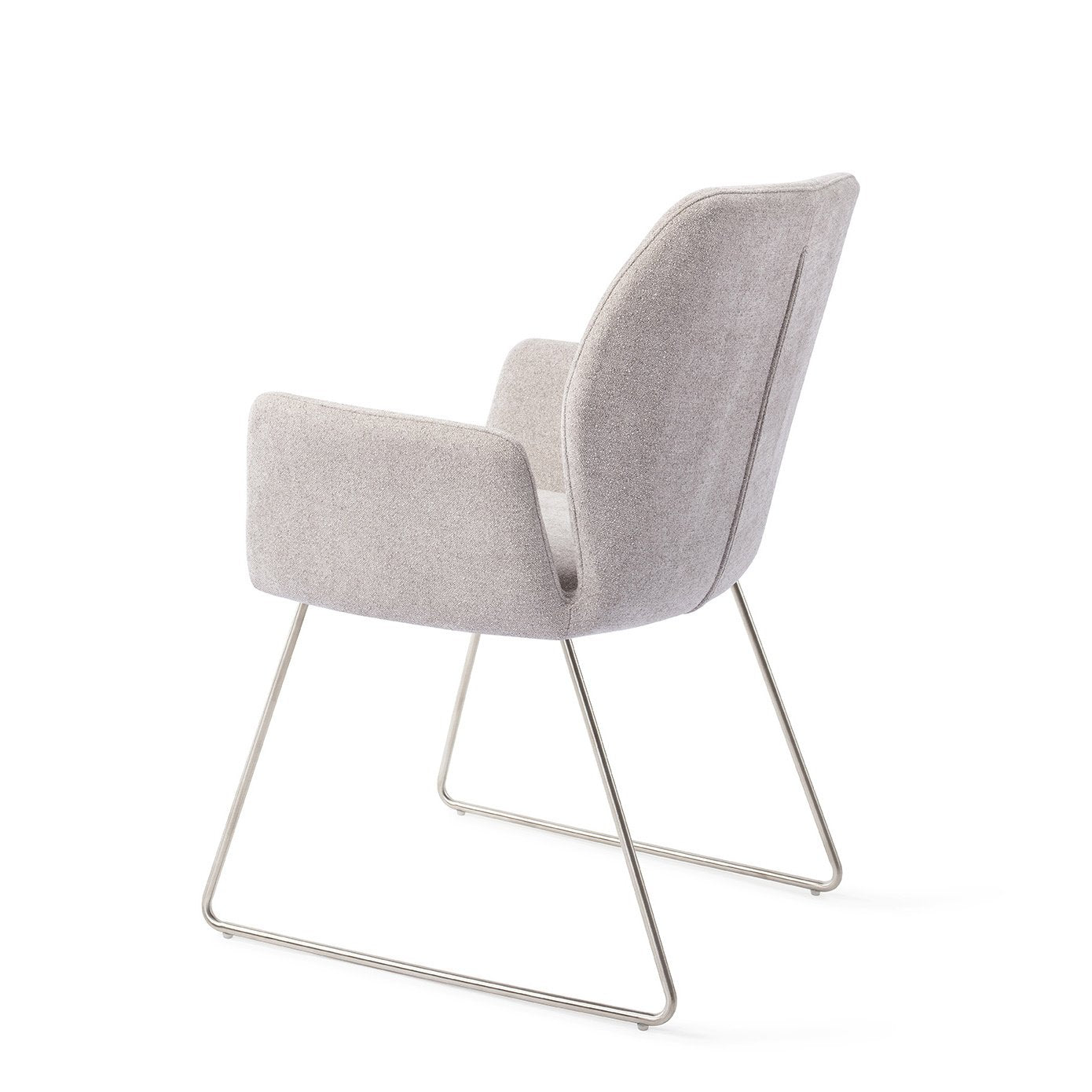 Misaki Eetkamerstoel Slide Steel - Pretty Plaster