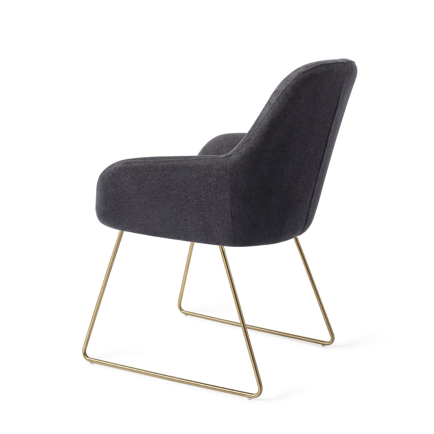 Kushi Eetkamerstoel Slide Gold - Black-Out