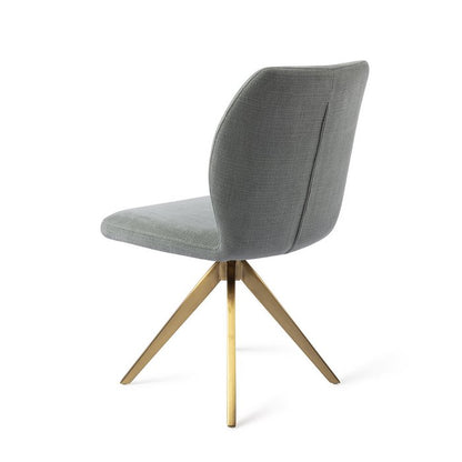 Ikata eetkamerstoel Turn Gold - Breezy Blue