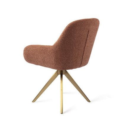 Kushi eetkamerstoel Turn Gold - Amber Autumn