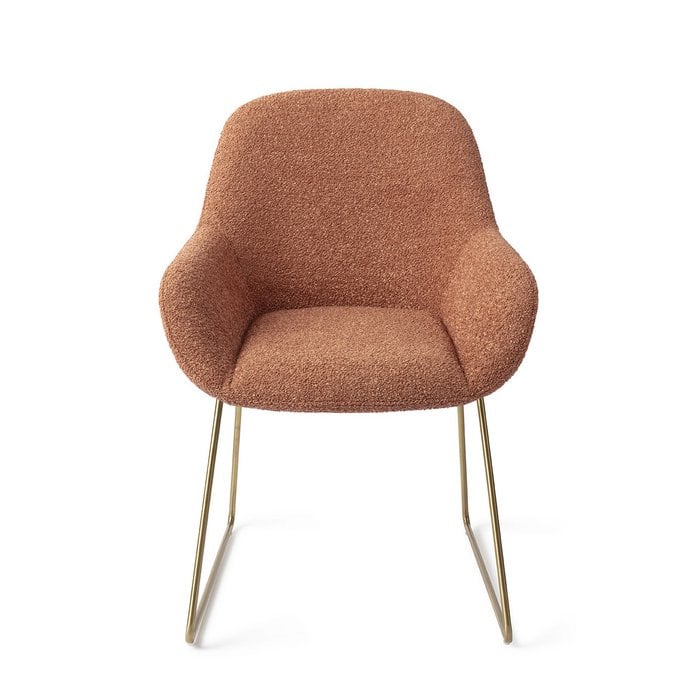 Kushi eetkamerstoel Slide Gold - Amber Autumn