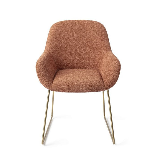 Kushi eetkamerstoel Slide Gold - Amber Autumn