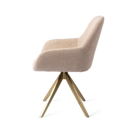 Kushi eetkamerstoel Turn Gold - Flax Relax