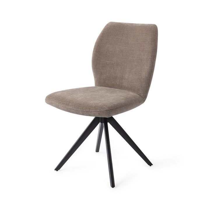 Ikata eetkamerstoel Turn Black - Mocha Mist