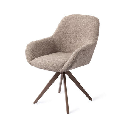 Kushi eetkamerstoel Turn Brown - Stone Haze