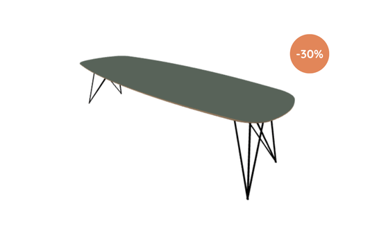 Eettafel Jasper / 300x110cm / Arpa Fenix Verde Comodoro