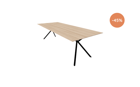 Eettafel Levi / 280x100cm / Eiken naturel