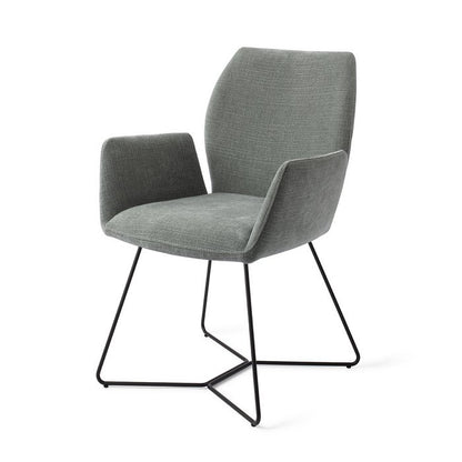 Misaki eetkamerstoel Beehive Black - Breezy Blue