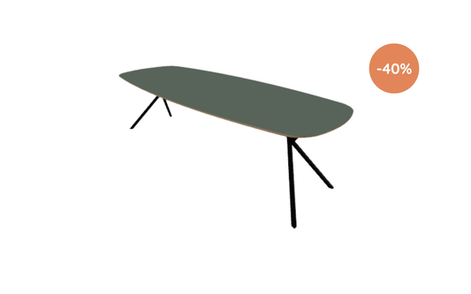 Eettafel Jasper / 300x100cm / Arpa Fenix UNI Verde Comodoro