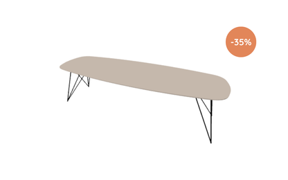 Eettafel Jasper / 280x90cm / Arpa Fenix Beige Arizona Uni-kleur