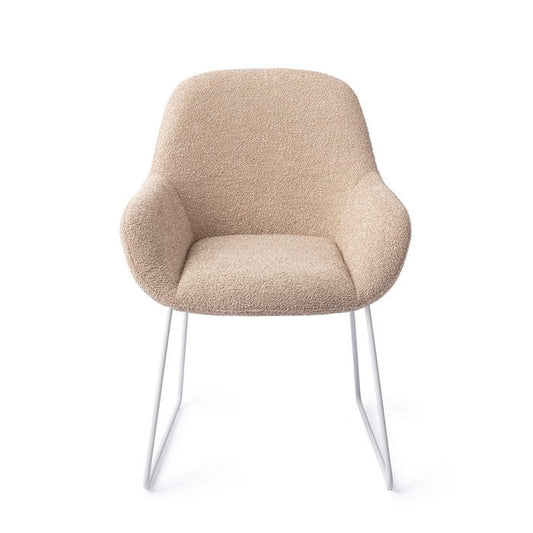 Kushi eetkamerstoel Slide White - Flax Relax