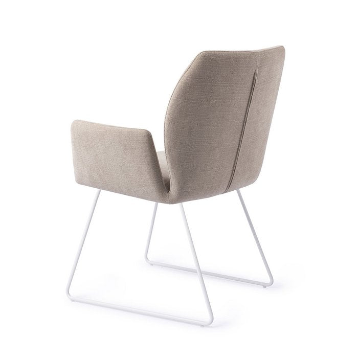 Misaki eetkamerstoel Slide White - Sand Strand