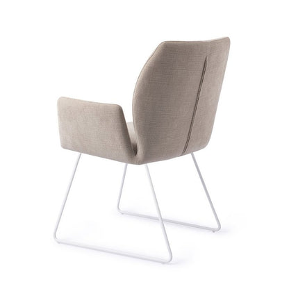 Misaki eetkamerstoel Slide White - Sand Strand