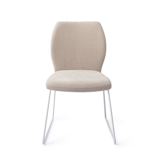 Ikata eetkamerstoel Slide White - Sand Strand