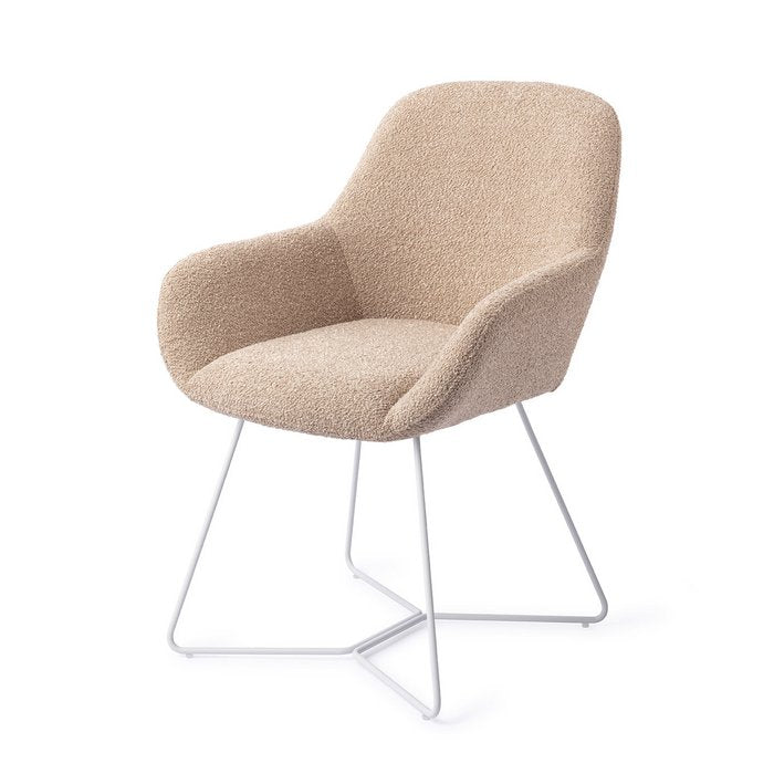 Kushi eetkamerstoel Beehive White - Flax Relax