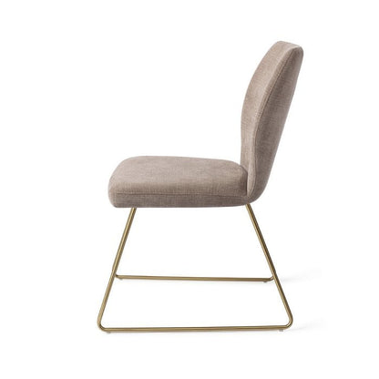 Ikata eetkamerstoel Slide Gold - Mocha Mist