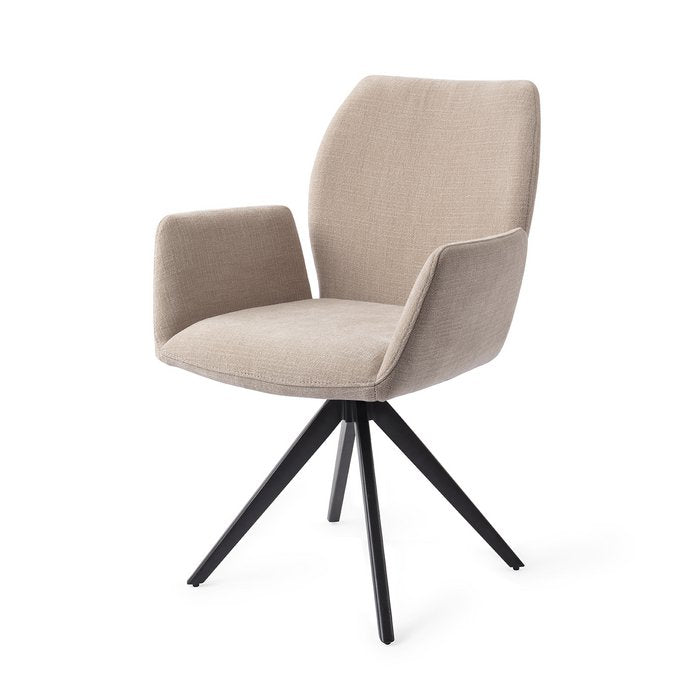 Misaki eetkamerstoel Turn Black - Sand Strand