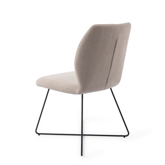 Ikata eetkamerstoel Cross Black - Sand Strand