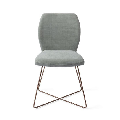 Ikata eetkamerstoel Cross Rose - Breezy Blue