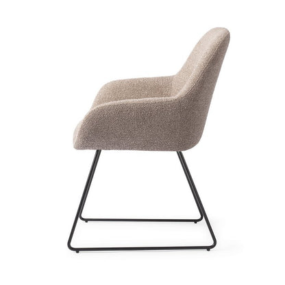 Kushi eetkamerstoel Slide Black - Stone Haze