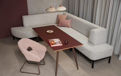 Eetbank Lilo | hoekopstelling rechts