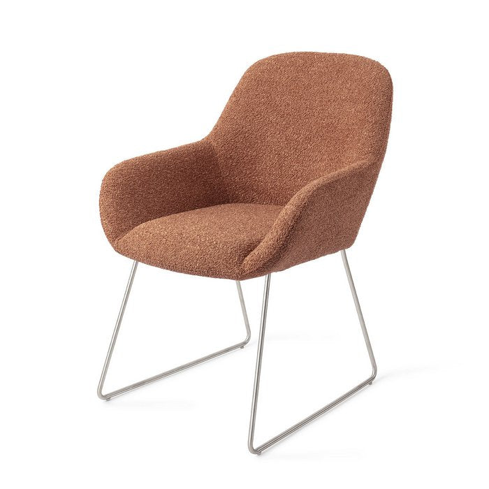 Kushi eetkamerstoel Slide Steel - Amber Autumn