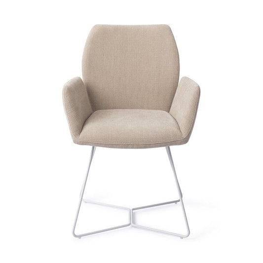 Misaki eetkamerstoel Beehive White - Sand Strand