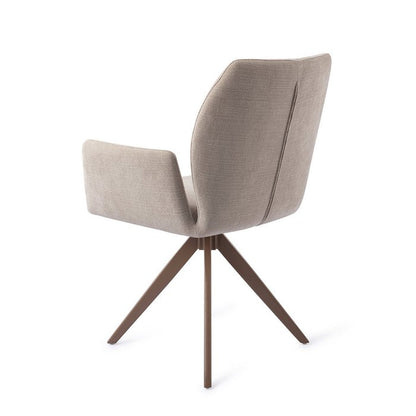 Misaki eetkamerstoel Turn Brown - Sand Strand