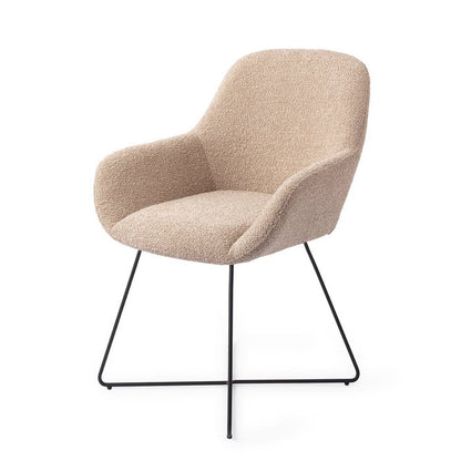 Kushi eetkamerstoel Cross Black - Flax Relax