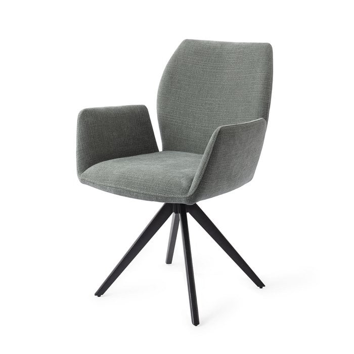 Misaki eetkamerstoel Turn Black - Breezy Blue