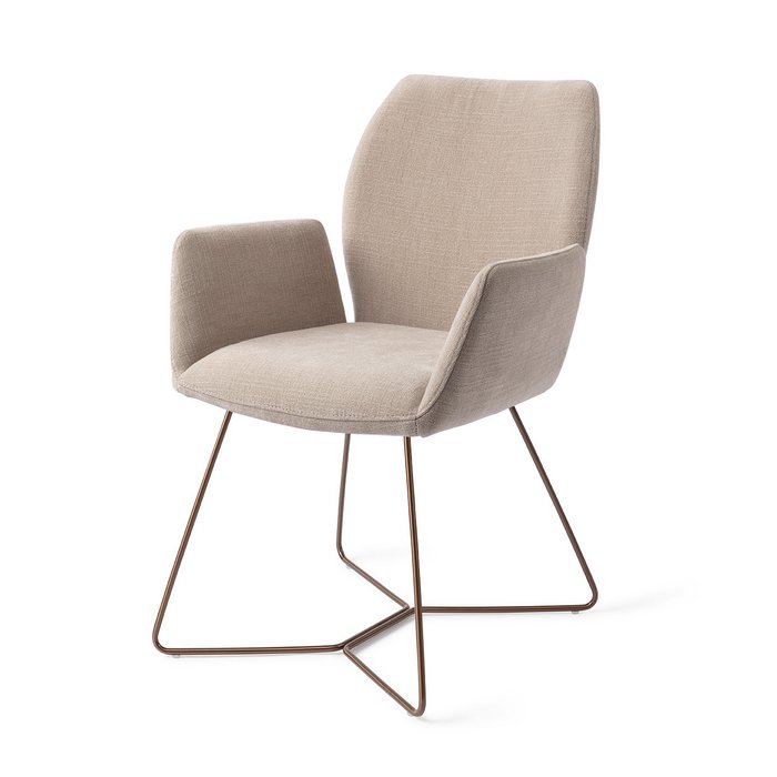 Misaki eetkamerstoel Beehive Rose - Sand Strand