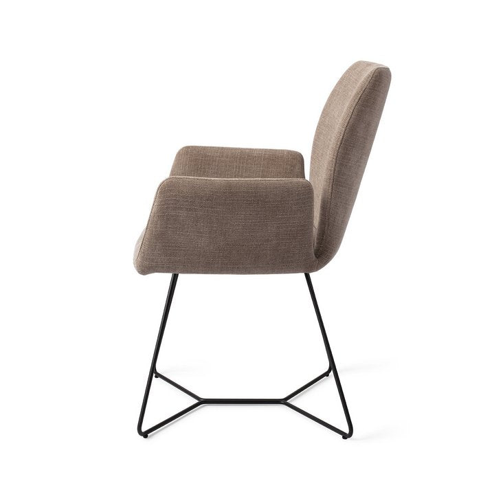 Misaki eetkamerstoel Beehive Black - Mocha Mist