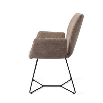 Misaki eetkamerstoel Beehive Black - Mocha Mist