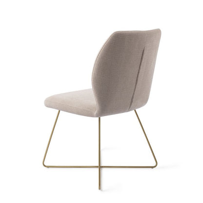 Ikata eetkamerstoel Cross Gold - Sand Strand