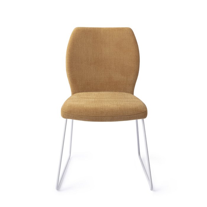 Ikata eetkamerstoel Slide White - Honey Harvest