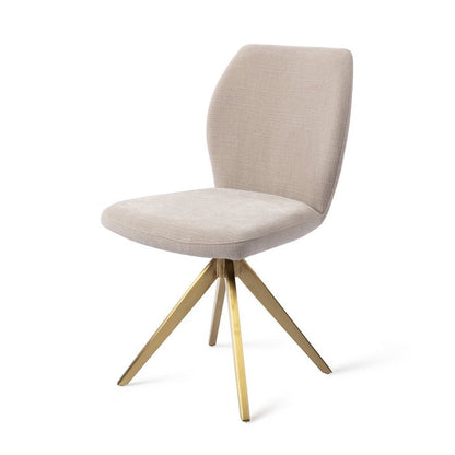 Ikata eetkamerstoel Turn Gold - Sand Strand