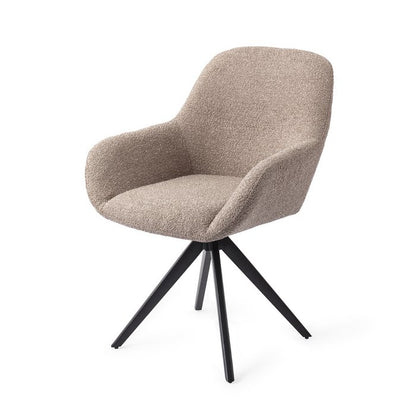 Kushi eetkamerstoel Turn Black - Stone Haze