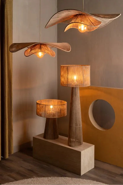 Iggy hanglamp 1*E27 D80cm - Naturel