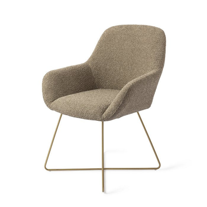 Kushi eetkamerstoel Cross Gold - Moss Meadow
