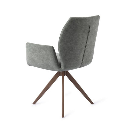 Misaki eetkamerstoel Turn Brown - Breezy Blue