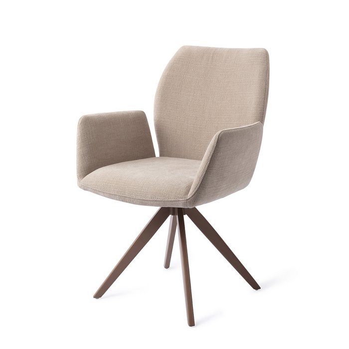 Misaki eetkamerstoel Turn Brown - Sand Strand