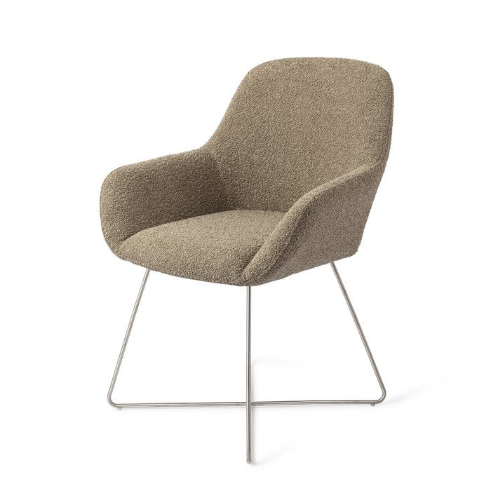Kushi eetkamerstoel Cross Steel - Moss Meadow