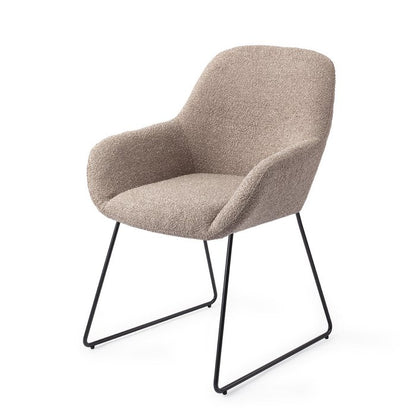 Kushi eetkamerstoel Slide Black - Stone Haze