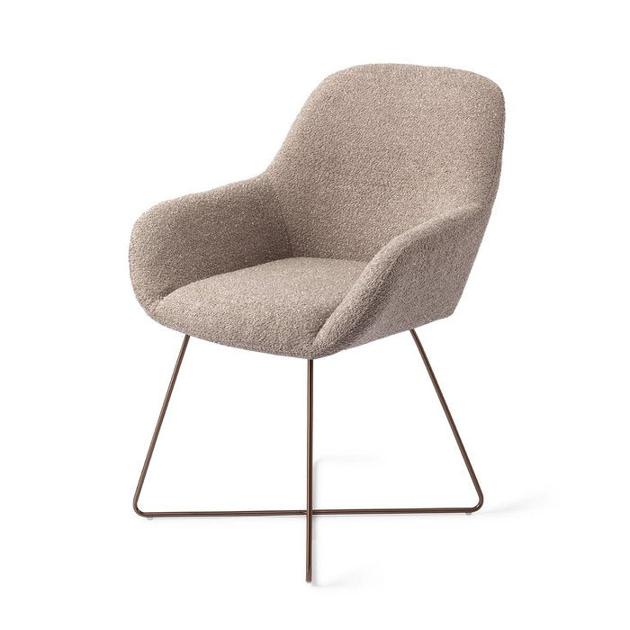 Kushi eetkamerstoel Cross Rose - Stone Haze