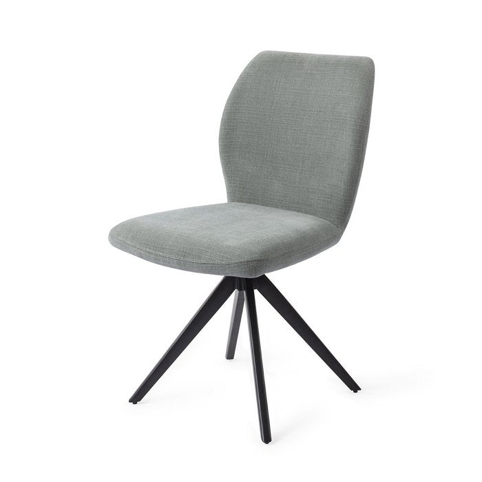 Ikata eetkamerstoel Turn Black - Breezy Blue