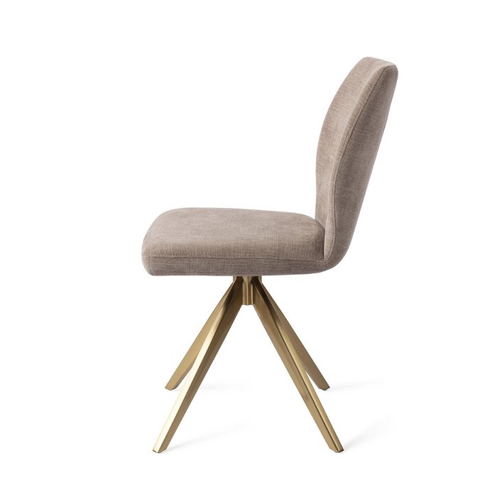 Ikata eetkamerstoel Turn Gold - Mocha Mist