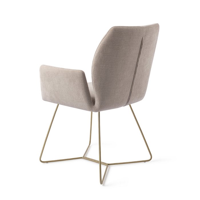 Misaki eetkamerstoel Beehive Gold - Sand Strand