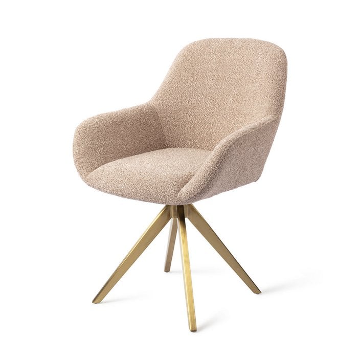 Kushi eetkamerstoel Turn Gold - Flax Relax
