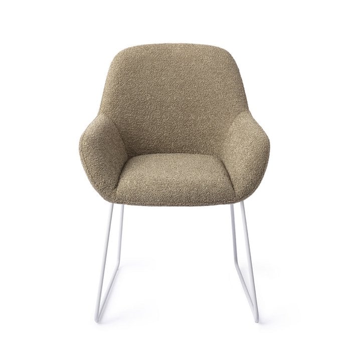 Kushi eetkamerstoel Slide White - Moss Meadow